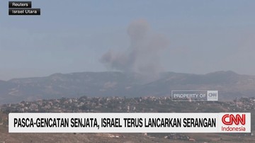 serangan Israel ke Lebanon pasca gencatan senjata