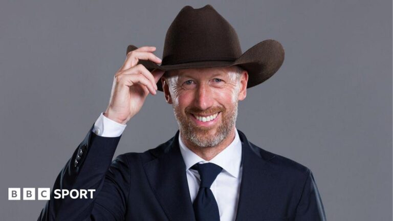 Graham Potter memimpin latihan tim Swedia di Piala Dunia 2023